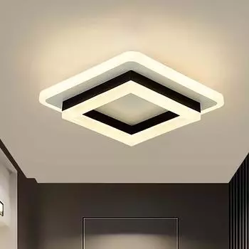 Новый светильник для крыльца с мягким освещением - элегантный современный ночник для гостиной, спальни и коридора - Stylish Contempo One Size белый