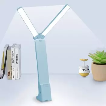 Новый светодиодный настольный светильник, складной, 4000 мАч, перезаряжаемый, настольный светильник, складная светодиодная лампа, лампа для чтения, настольная лампа, настольный светильник для чтения