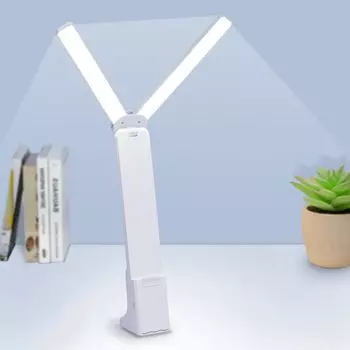 Новый светодиодный настольный светильник, складной, 4000 мАч, перезаряжаемый, настольный светильник, складная светодиодная лампа, лампа для чтения, настольная лампа, настольный светильник для чтения