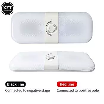 Новый светодиодный плафон 12-24 В 1 шт., аксессуары для кемперов, внутреннее освещение, светодиодный светильник для чтения в автофургоне, внутреннее освещение грузовика, освещение багажника автомобиля белый