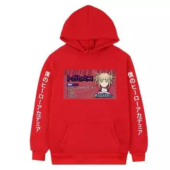 Новый свитер с капюшоном и длинными рукавами Riman Academy с принтом периферийного узора XS красный