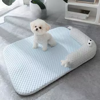 Новый теплый коврик для собак Bigeyed Monster, дышащий и прохладный, для маленьких собак, на осень и зиму, для собак, для кошек, для домашних животных S (refer to the option chart size chart)