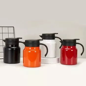 Новый термопот с дисплеем температуры, тушеный чайник большой емкости, термопот из нержавеющей стали, бытовой чайник с разделением чая с ручкой 800ml