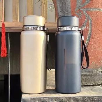 Новый термос из нержавеющей стали 304, портативный слинг, альпинизм, путешествия, офис, бизнес-подарок, автомобильные чашки. 750ml