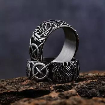 Новый Tide Крест Панк Персонализированный Ретро Меч Вращающийся Римский Персонализированный Кольцо No.7