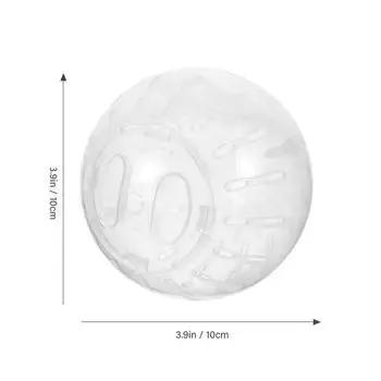 Новый тип мяча для бега хомяка шиншилла прозрачный мяч мяч для хомяка маленький питомец беговой мяч для упражнений морская свинка играющий мяч игрушка синий