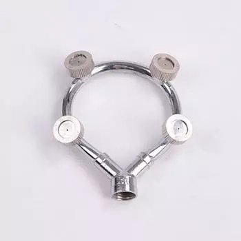 Новый тип садового распылителя воды, мобильный распылитель из нержавеющей стали, многоголовочный круглый распылитель, кольцевой распылитель для сада