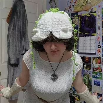 Новый тканый чехол для носа ручной работы, теплый, креативный подарок, теплая ветрозащитная маска для носа Adult 57-59cm