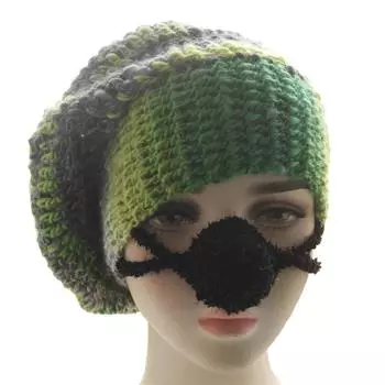 Новый тканый чехол для носа ручной работы, теплый, креативный подарок, теплая ветрозащитная маска для носа about 6cm in diameter