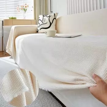 Новый тканый однотонный утолщенный чехол для дивана из синели, ткань для всех сезонов, универсальное двустороннее полотенце для дивана, одеяло для дивана 180*90