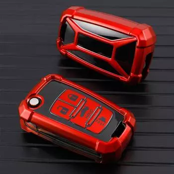 Новый ТПУ Складной Чехол-книжка для ключа-брелока для Chevrolet Buick Camaro Cruze Equinox Красный