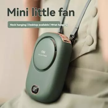 Новый трансграничный ленивый веер на шее с лямками, без лопастей, с зарядкой через USB, мини-маленький веер, большой ветроэнергетический веер на шее и талии белый
