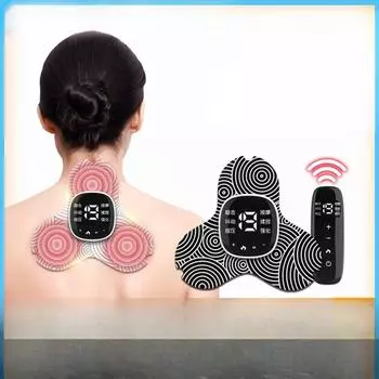 Новый трансграничный массажер для плеч и шеи, массажер для шеи, массажный пластырь, портативный массажер для шейного отдела, мини-массажный пластырь