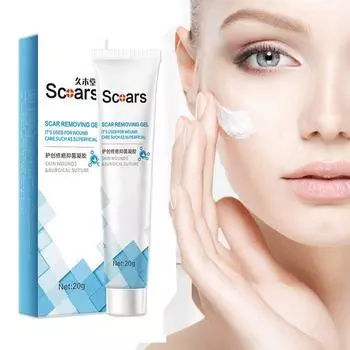 Новый травяной крем для удаления шрамов от прыщей, крем для лица, тела, ожогов, хирургические шрамы, сыворотка для удаления шрамов