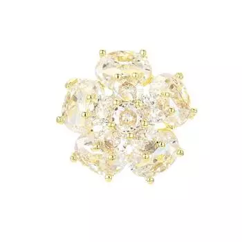 Новый тренд, легкая роскошь, элитная ретро-индивидуальность, женский цветок на груди с микроинкрустацией из циркона, модная золотая маленькая игла с колючей лошадью