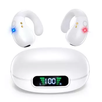 тренд 2024 кафф для уха OWS зажим для уха Bluetooth беспроводные наушники с воздушной проводимостью инновации в костной проводимости зажим для уха наушники с открытым звуком, которые
