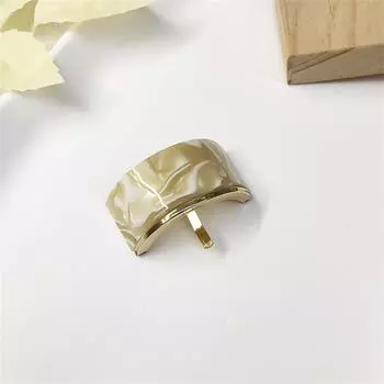 Новый U-образный крючок для волос из ацетата, высококлассное украшение, корейская мода, женский металлический крючок для хвоста, веревка, пряжка для волос, аксессуары для волос