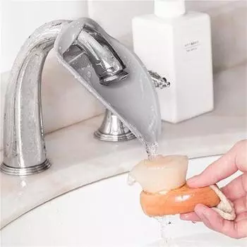 Новый удлинитель для детского крана, милая форма, детский удлинитель для раковины для мытья рук, подарок, силиконовый удлинитель для смесителя