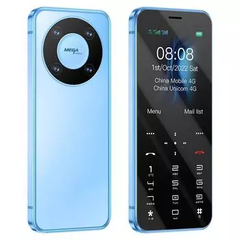 Новый ультратонкий милый модный детский телефон H666 с двумя SIM-картами GSM 2G MP3 FM английская клавиатура вибрация мобильный телефон 2G чёрный