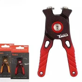 Новый уличный карманный резак для лески, мини-резак для лески, плоскогубцы из алюминиевого сплава Luya, лезвие из вольфрамовой стали, рыболовный инструмент 1pcs красный