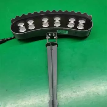 Новый уличный светодиодный светильник для газона, 12 Вт, светильник для дерева, переменный ток 220 В, постоянный ток 24 В, с фокусировкой линз, светодиодный точечный светильник на 30 градусов, полностью алюминиевый корпус Warm White 3000K&AC180-260V