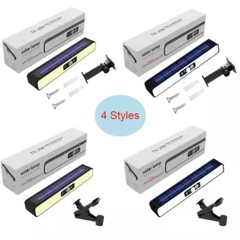 Новый уличный водонепроницаемый настенный солнечный светильник с 3 датчиками человеческого тела, управление светом солнечной лампы, автоматическое включение и выключение, садовый светильник на крыльце