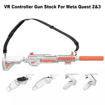 Новый Улучшите игровой опыт виртуальной реальности VR Магнитный VR Винтовочный приклад для Meta Quest 2&3 VR Игры Аксессуары