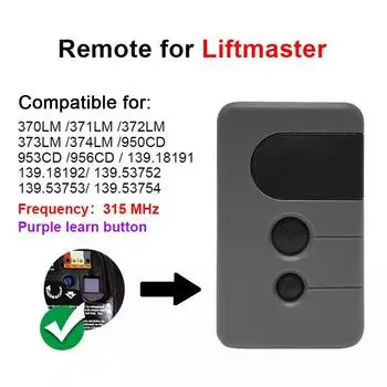 Новый Улучшите свой Craftsman Замена открывателя гаражных ворот с помощью аксессуаров с питанием от батареек для дистанционного управления China