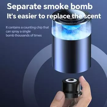 Новый умный автомобильный освежитель воздуха, перезаряжаемый автомобильный ароматический диффузор, облако тумана со звукоснимателем, RGB-свет для салона автомобиля