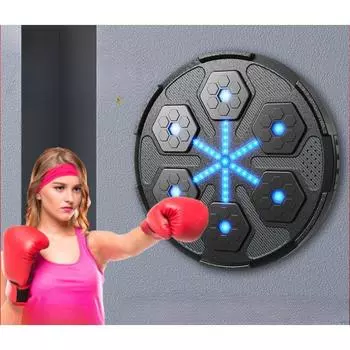 Новый умный боксерский тренажер, музыкальная боксерская мишень, спортивный фитнес-тренажер по боксу, домашние упражнения, боксерская настенная мишень