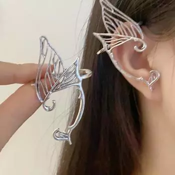 Новый уникальный зажим для ушей Genie Wing, женский, модный зажим для ушей, вечерние украшения без отверстий для ушей