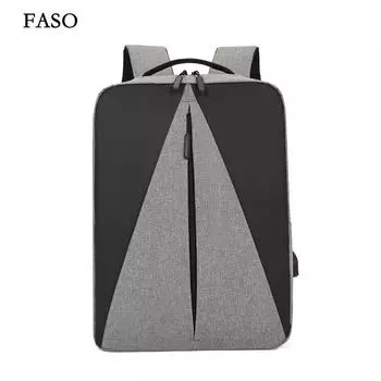 Новый унисекс однотонный водонепроницаемый и дышащий деловой модный повседневный универсальный рюкзак для повседневного использования красный