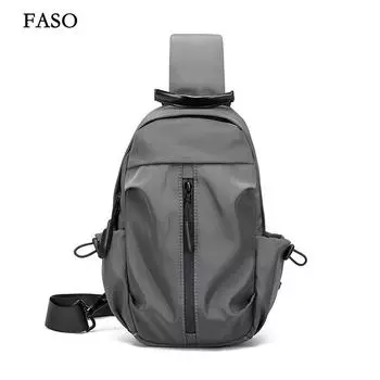 Новый унисекс однотонный водонепроницаемый и дышащий деловой модный повседневный универсальный рюкзак для повседневного использования серый