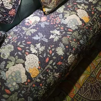 Новый универсальный чехол для диванной подушки Four Seasons, нескользящая простая современная хлопковая ткань, универсальная подушка для сада и гостиной. 70*70