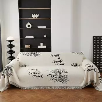 Новый универсальный утолщенный нескользящий чехол для дивана Four Seasons из синели, современный простой пылезащитный цельный чехол для дивана 180*130