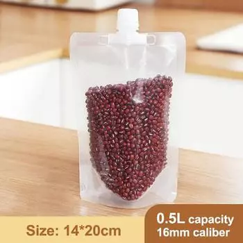 Новый упаковочный мешок для хранения зерна, влагозащищенный от насекомых герметичный мешок, утолщенный портативный контейнер для еды, рисовых бобов, сумка с насадкой 1pc