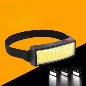 Новый USB перезаряжаемый мягкий налобный фонарь, уличная гарнитура, светильник для кемпинга, светодиодный прожектор, портативный налобный фонарь для ночной рыбалки