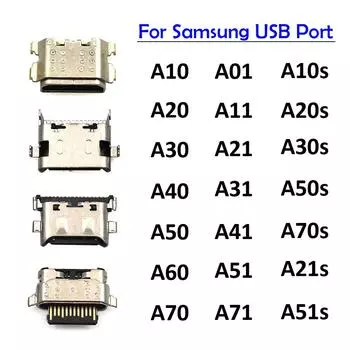 Новый USB-разъем для зарядки, док-станция для Samsung A01 A10 A11 A21 A21S A31 A71 A10S A20S A30 A30S A50S A51S A32 A31 A41 A51