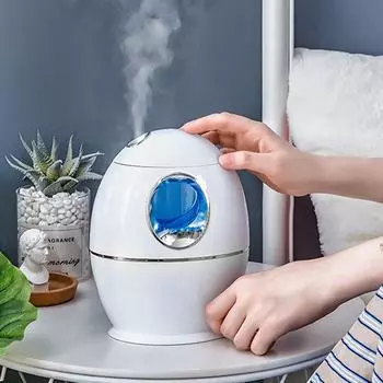 Новый USB-увлажнитель с 5 режимами, без звука, для спальни, большой емкости, для офиса, для беременной женщины, кондиционер, для детского автомобиля белый