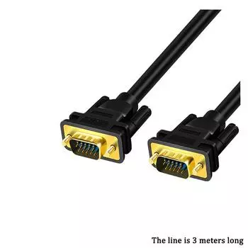 Новый Vga3+6 предназначен для подключения VGA для компьютерного ТВ-монитора 3м алюминиевая фольга+ПВХ
