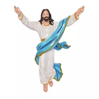 Новый Воскресший Христос Идеально подходит для дома/молитвенной комнаты/подарка и украшения (Синий и белый)