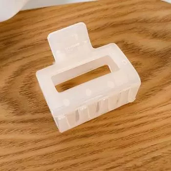 Новый весенне-летний геометрический зажим для волос цвета желе для женщин, темпераментная заколка для волос, зажимы-акулы, крабовые заколки, модный головной убор