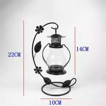 Новый винтажный подсвечник романтический подсвечник домашняя вечеринка свадьба домашний декор One Size чёрный