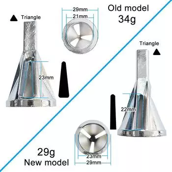 Новый внешний фаскосниматель с тремя лезвиями и треугольной ручкой, серебристый электрический инструмент, аксессуары для обрезки