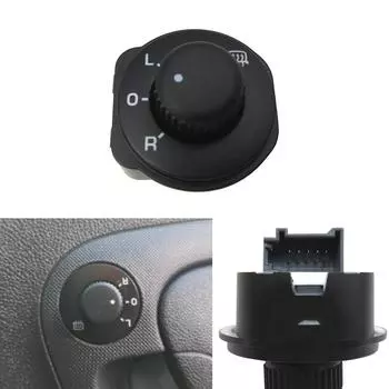 Новый внешний переключатель заднего бокового зеркала, ручка регулировки для Skoda Fabia Combi Roomster Practice 2006-2015 5jd959565a, 5j1959565