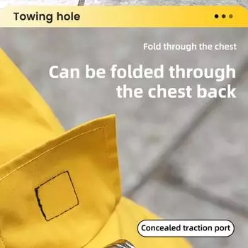 Новый водонепроницаемый плащ для четвероногих собак Traction Dog для больших, средних и маленьких собак, одежда для прогулок в дождливый день S