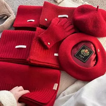 Новый вязаный шерстяной вязаный кашемировый шарф для женщин и пар, новый универсальный однотонный шарф для зимы 160*20cm