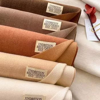 Новый вязаный шерстяной вязаный кашемировый шарф для женщин и пар, новый универсальный однотонный шарф для зимы 200*65cm