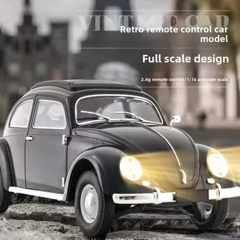 Новый высококачественный 1/16 ретро дрифт классический автомобиль подходит для модели Volkswagen Sedan износостойкий дистанционно управляемый скалолазный автомобиль детские игрушки подарок для мальчиков чёрный