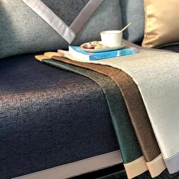 Новый высококачественный чехол для диванной подушки, универсальный для всех сезонов, чехол для дивана для гостиной, китайский противопыльный чехол, 1/2/3/4 сиденья 60x60cm 1pcs зелёный